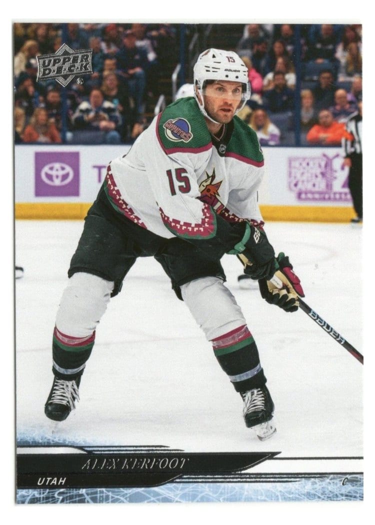 2024-25 Upper Deck Base Set Alex Kerfoot #9 card