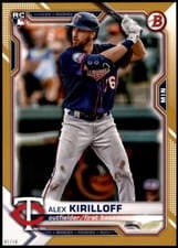 2021 Bowman Alex Kirilloff #75 card