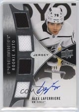 2023-24 Upper Deck Premier 2023 Premier Rookie Autograph Jersey Alex Laferriere #PRA-AL card