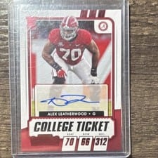 2021 Panini Contenders Draft Picks Alex Leatherwood #230 card