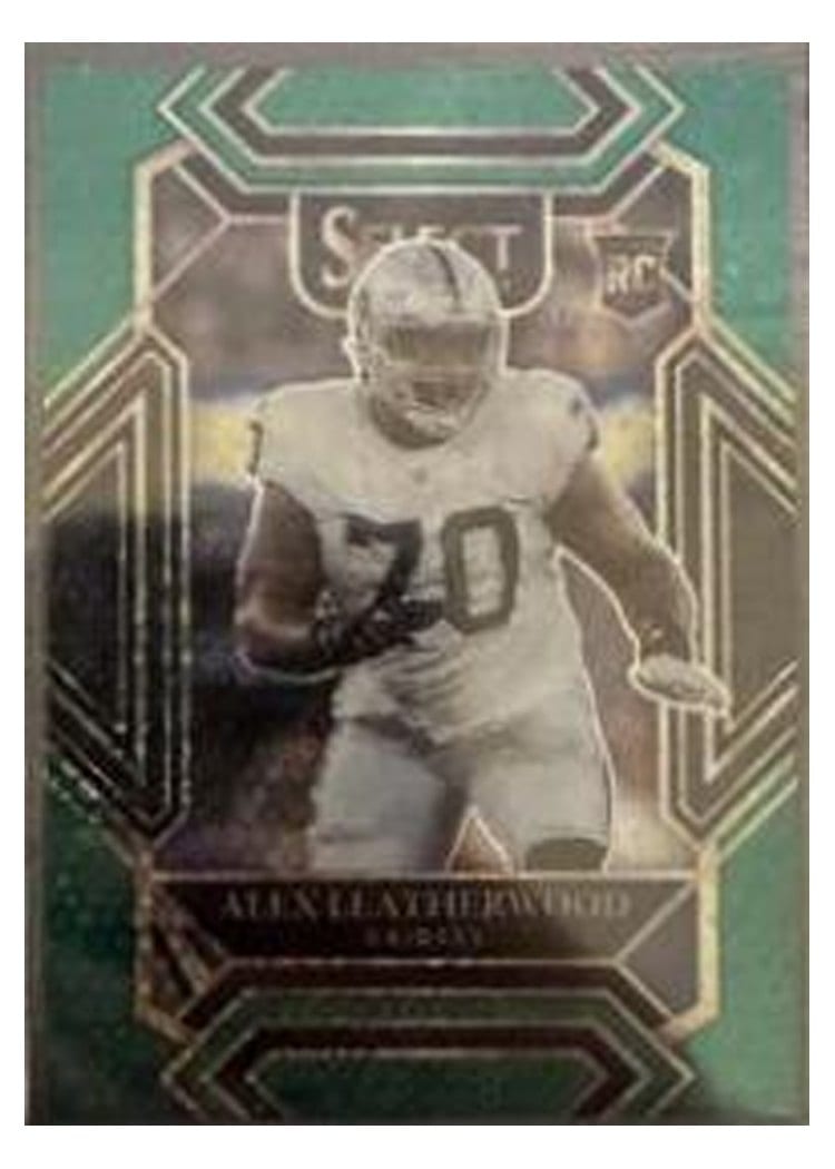 2021 Panini Select Base Set Alex Leatherwood Green #286 card