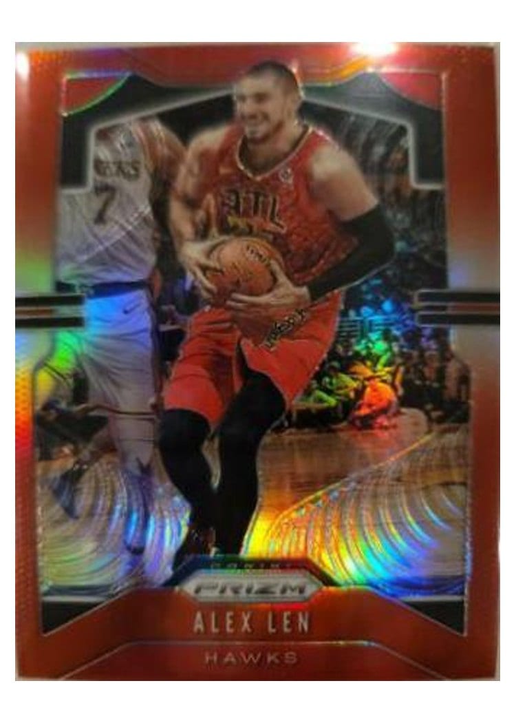 2019-20 Panini Prizm Base Set Alex Len Red Prizm #38 card