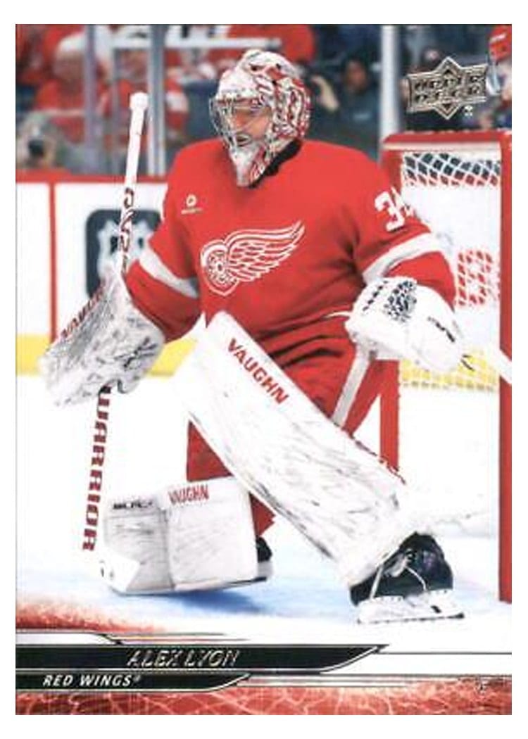 2024-25 Upper Deck Base Set Alex Lyon #71 card