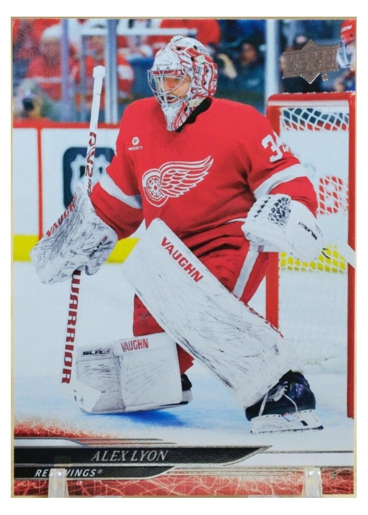2024-25 Upper Deck Base Set Alex Lyon #71 card