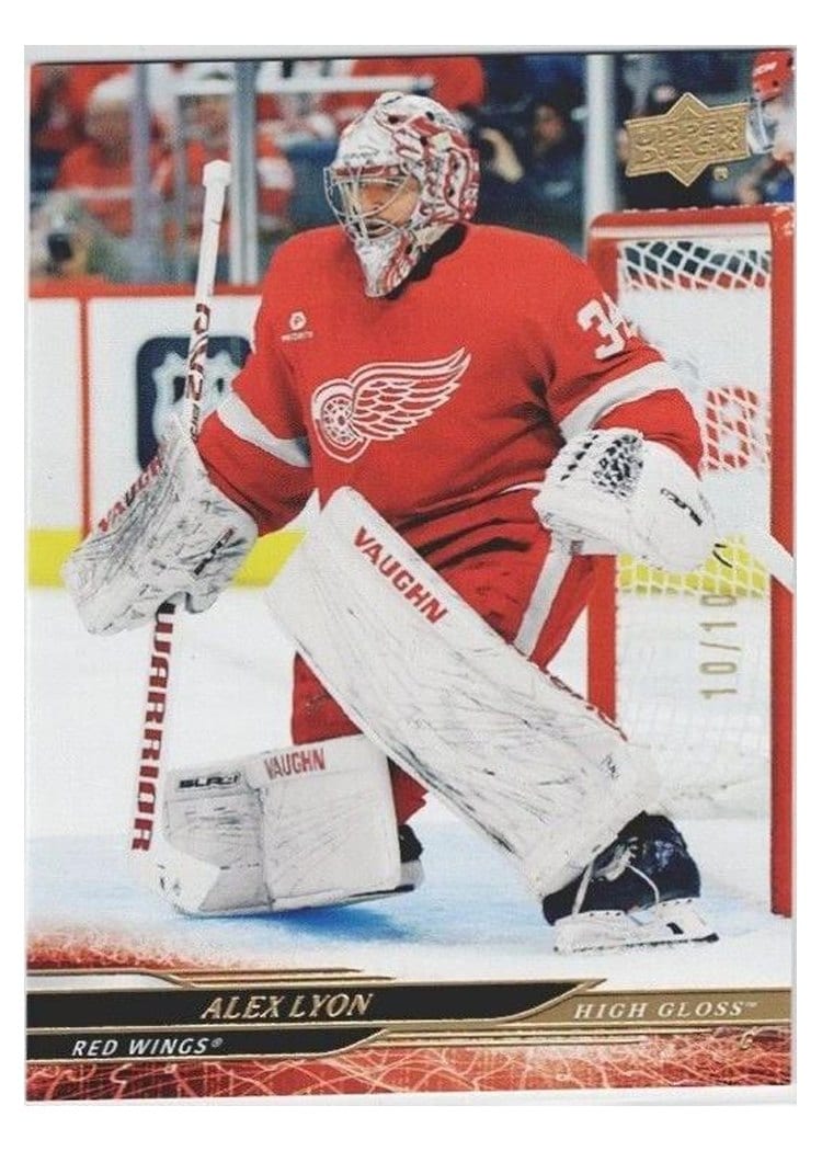 2024-25 Upper Deck Base Set Alex Lyon #71 card