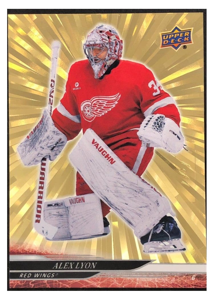 2024-25 Upper Deck Base Set Alex Lyon #71 card