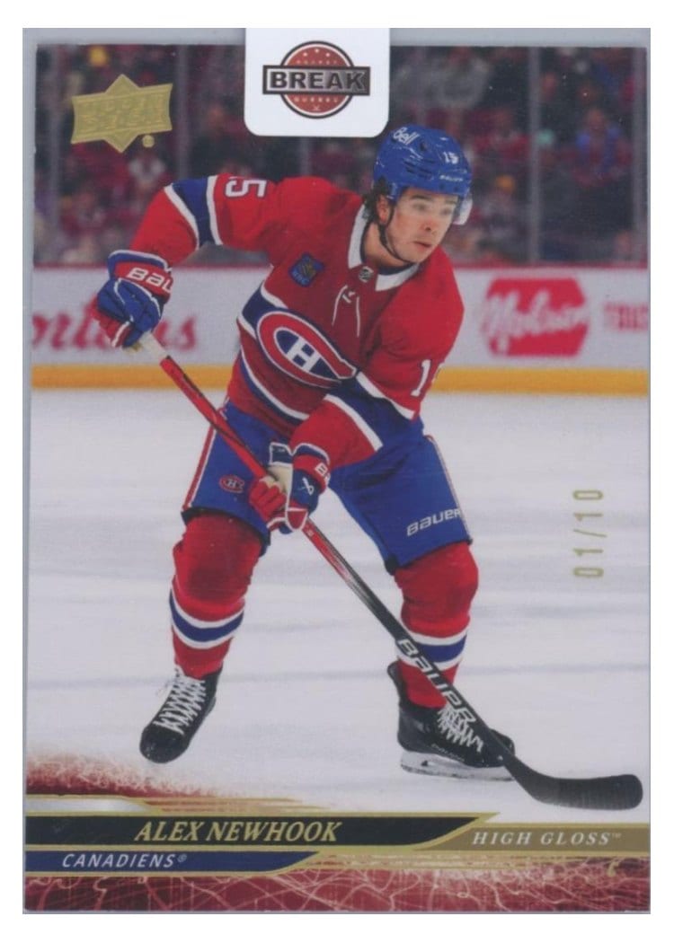 2024-25 Upper Deck Base Set Alex Newhook #102 card