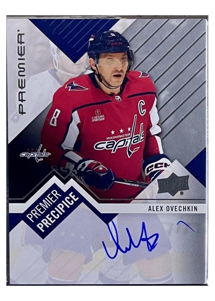 2023-24 Upper Deck Premier Premier Precipice Autograph Alex Ovechkin #PP-AO card