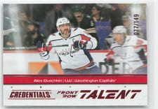 2024-25 Upper Deck Credentials Front Row Talent Alex Ovechkin #FRT-AO card