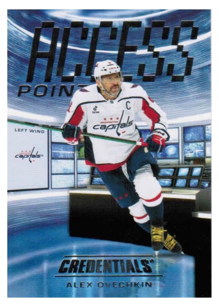 2025-26 Upper Deck Credentials Access Point Alex Ovechkin #AP-8 card