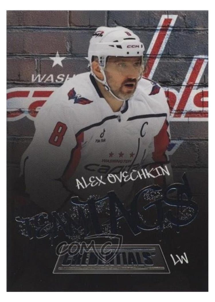 2025-26 Upper Deck Credentials Team Tags Alex Ovechkin #TT-18 card