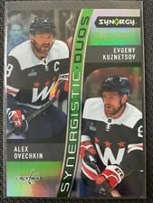 2023-24 Upper Deck Synergy Synergistic Duos Alex Ovechkin/Evgeny Kuznetsov #SD-6** card