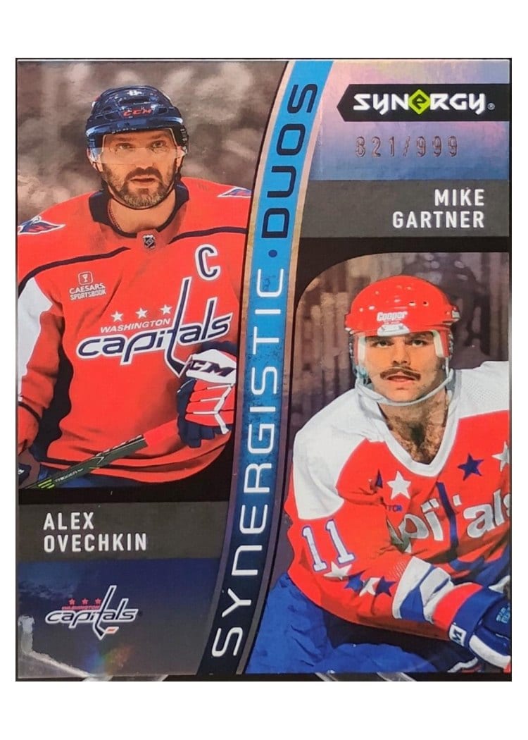 2023-24 Upper Deck Synergy Synergistic Duos Alex Ovechkin/Vincent Iorio #SD-6* card