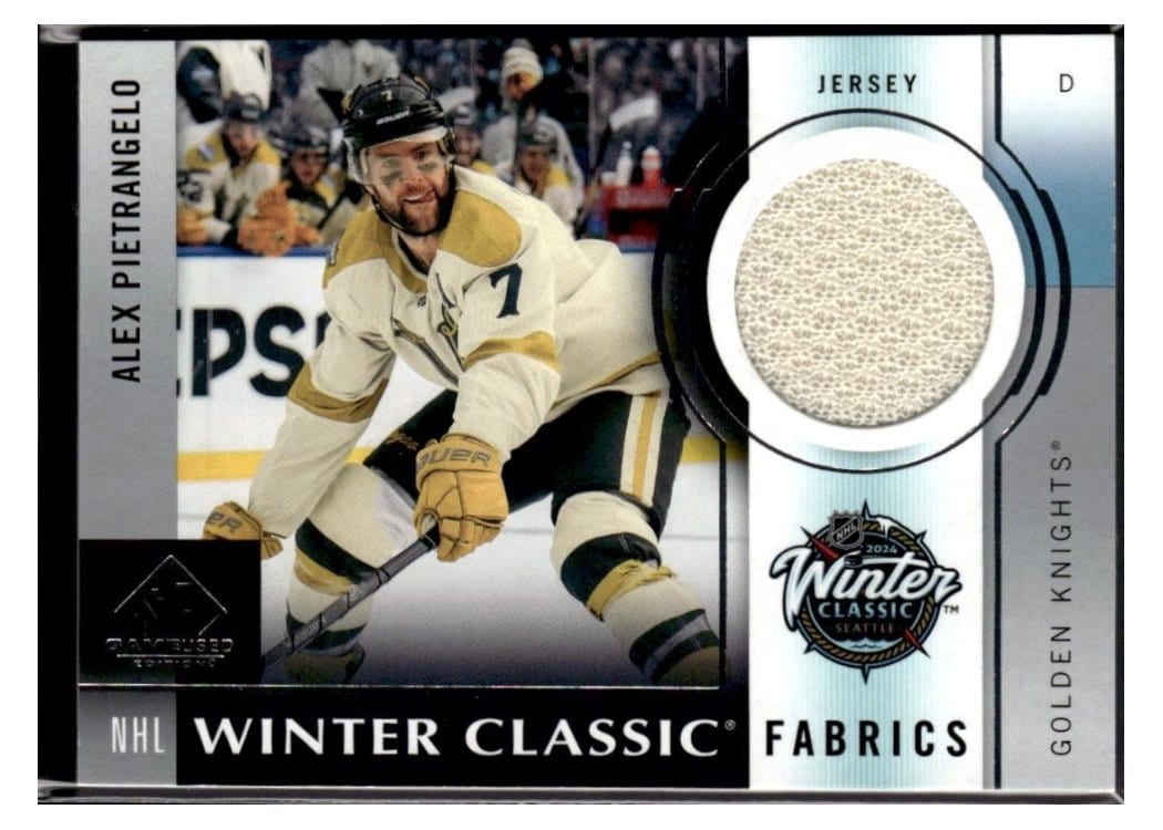 2024-25 SP Game Used 2024 Winter Classic Fabrics Alex Pietrangelo #WCF-6 card