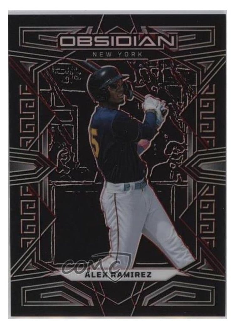 2023 Panini Chronicles Obsidian Alex Ramirez #15 card
