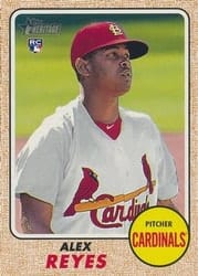 2017 Topps Heritage Base Set Alex Reyes #162b card