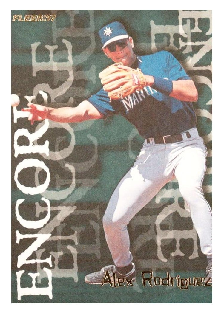 1997 Fleer Base Set Alex Rodriguez #715 card