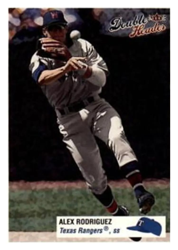 2003 Fleer Double Header Alex Rodriguez #144 card