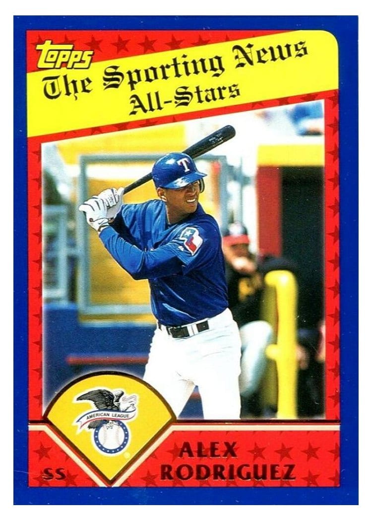 2003 Topps Base Set Alex Rodriguez #358 card