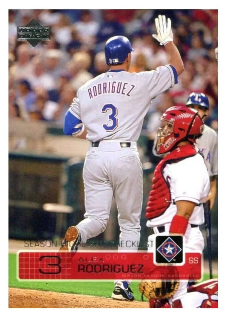 2003 Upper Deck Alex Rodriguez #531 card