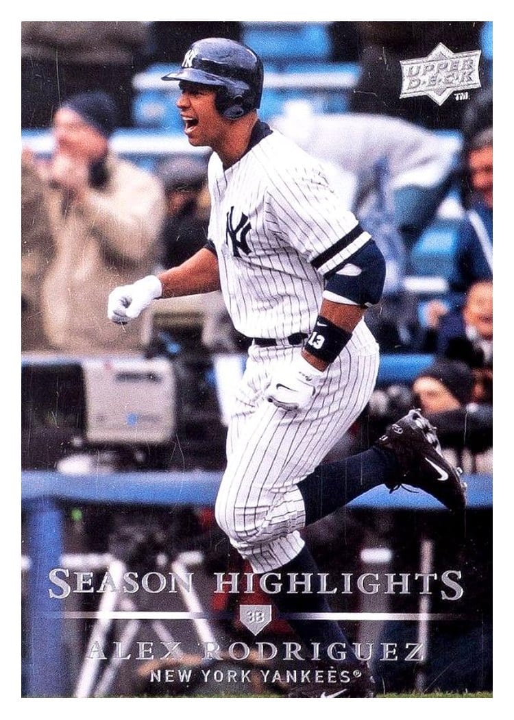 2008 Upper Deck Base Set Alex Rodriguez #750 card