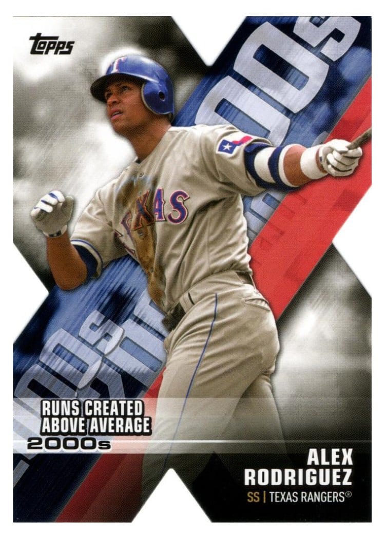 2020 Topps Decade of Dominance Die-Cuts Alex Rodriguez #DOD-13 card
