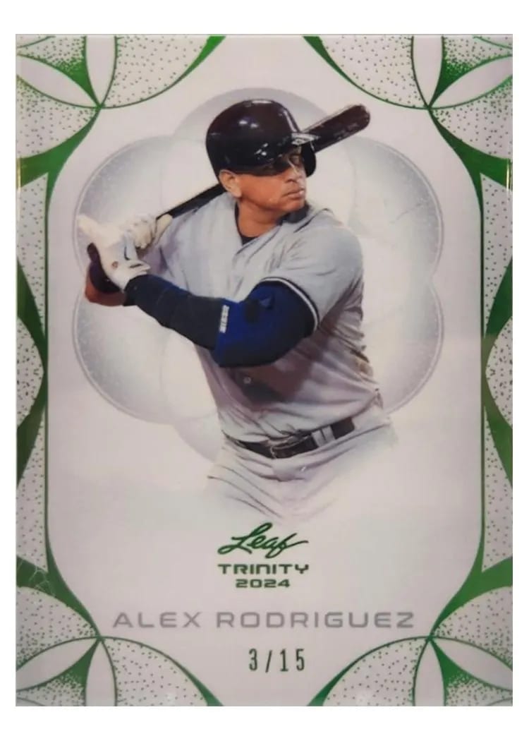 2024 Leaf Trinity Baseball Base Set Alex Rodriguez #7 card