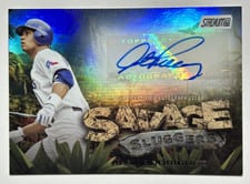 2025 Stadium Club Savage Sluggers Autographs Alex Rodriguez #SS-AR card