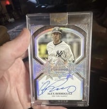 2025 Topps Five Star Five Tool Phenom Autographs Alex Rodriguez #FTPA-AR card