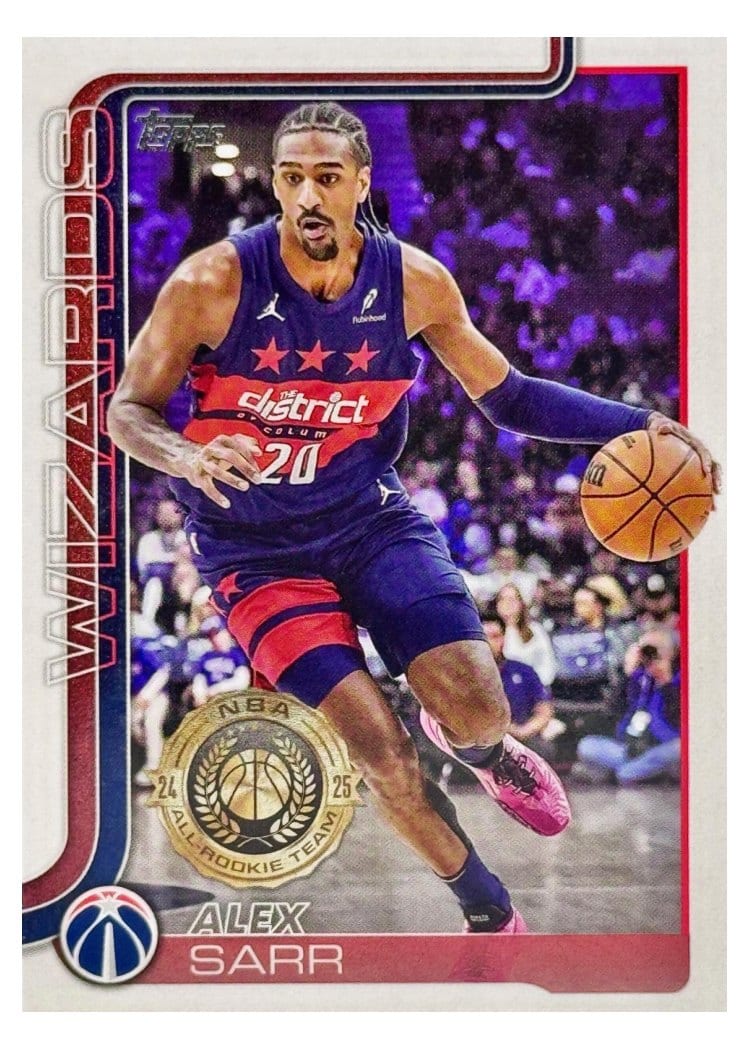 2025-26 Topps Base Set Alex Sarr #96 card