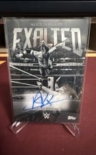 2025 Topps Exalted WWE Wrestling Black and White Signatures Alex Shelley #BWS-ASY card