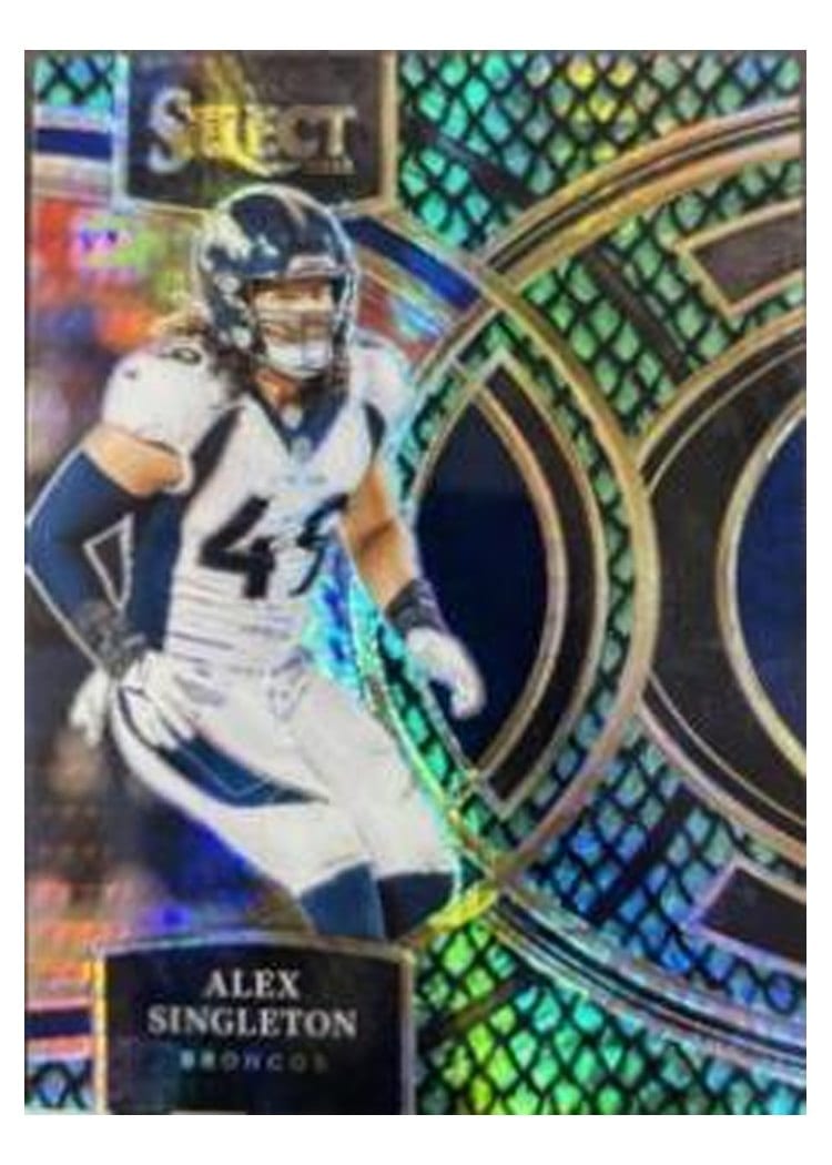 2023 Panini Select Base Set Alex Singleton Dragon Scale Prizm #144 card