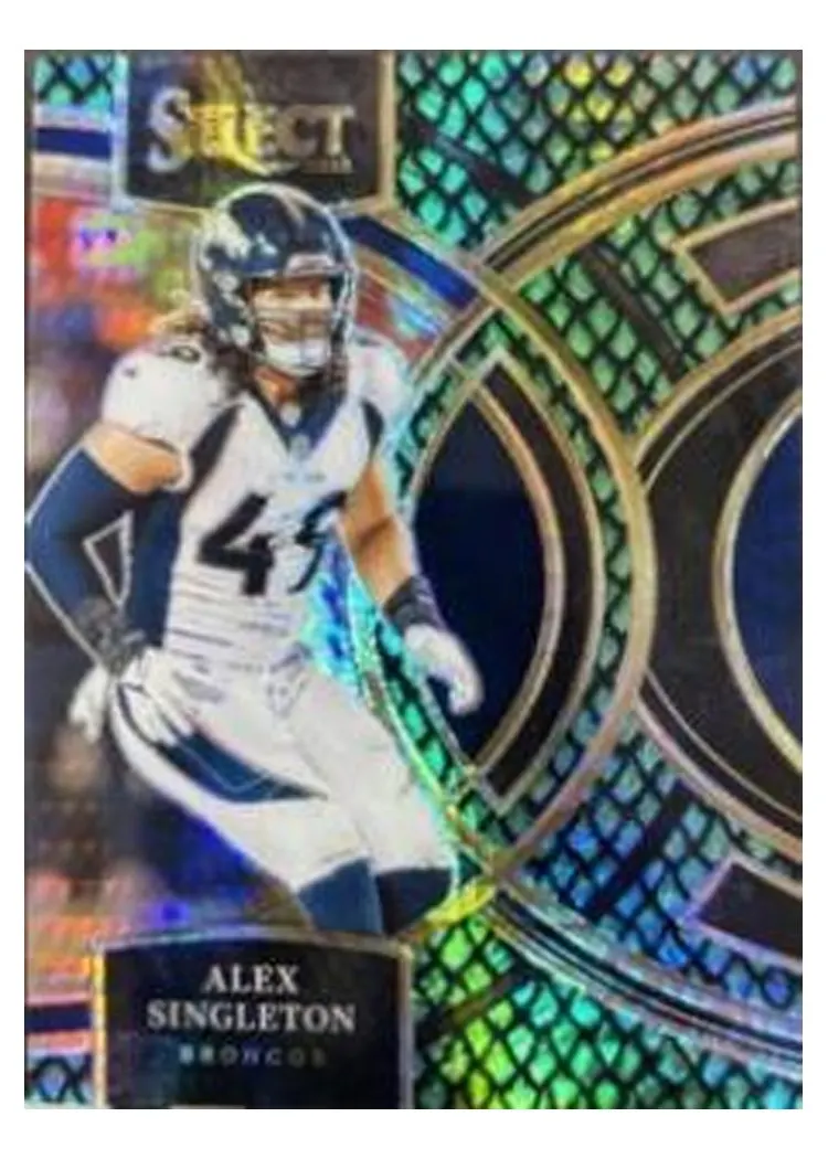 2023 Panini Select Base Set Alex Singleton Dragon Scale Prizm #144 card