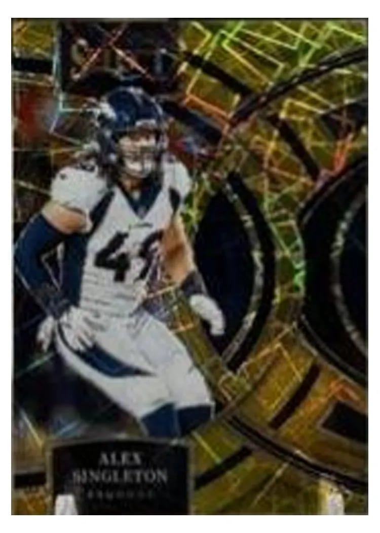 2023 Panini Select Base Set Alex Singleton Gold Prizm #144 card