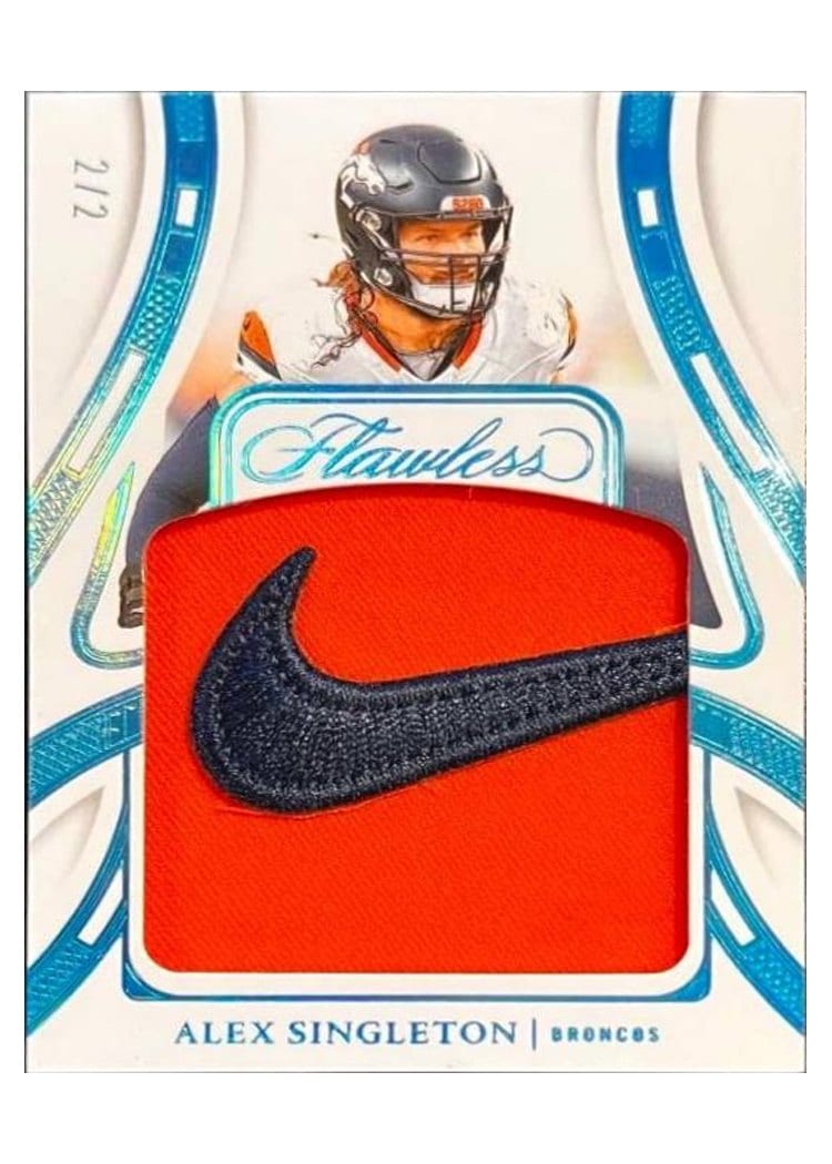 2024 Panini Flawless Brand Logos Alex Singleton #9 card