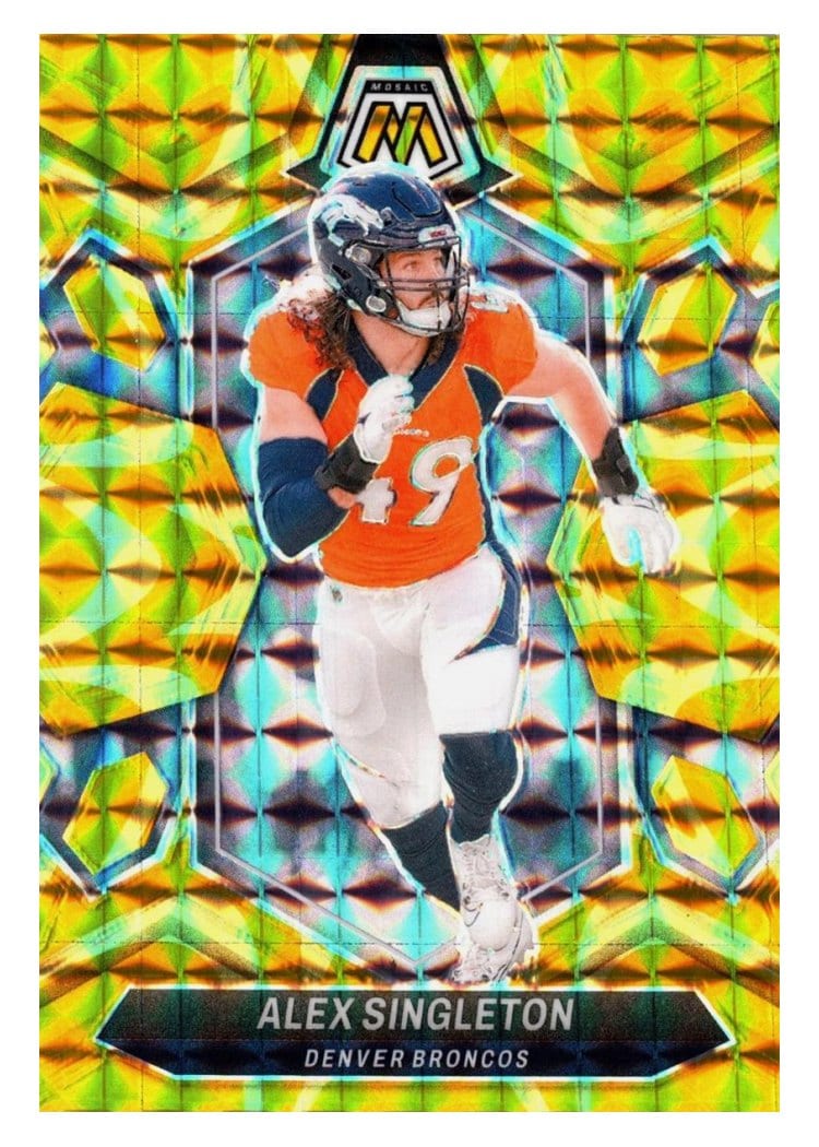 2024 Panini Mosaic Base Set Alex Singleton #69 card
