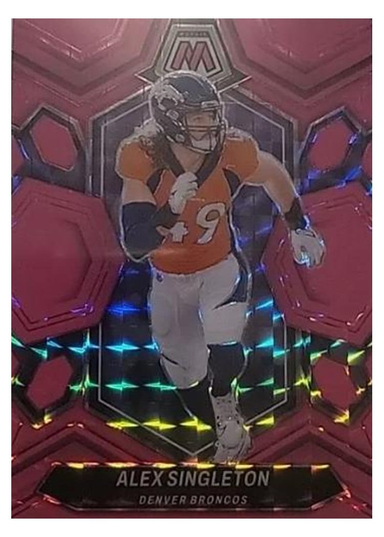 2024 Panini Mosaic Base Set Alex Singleton #69 card