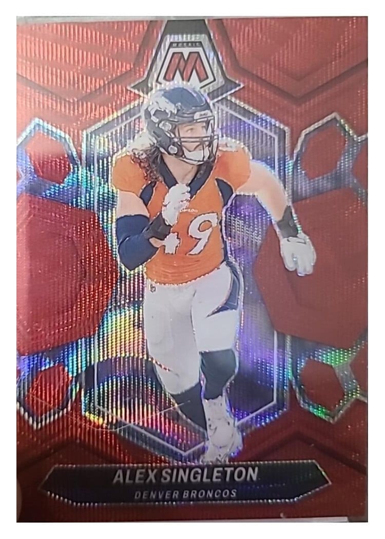 2024 Panini Mosaic Base Set Alex Singleton #69 card