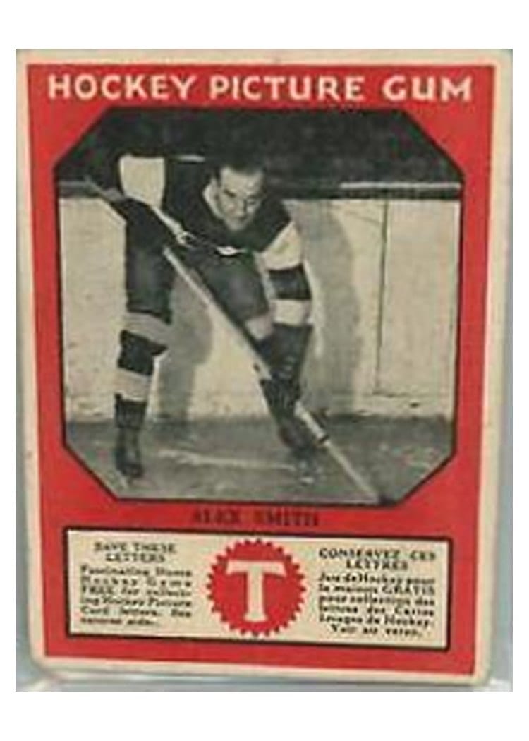 1933 V252 Canadian Gum Alex Smith card