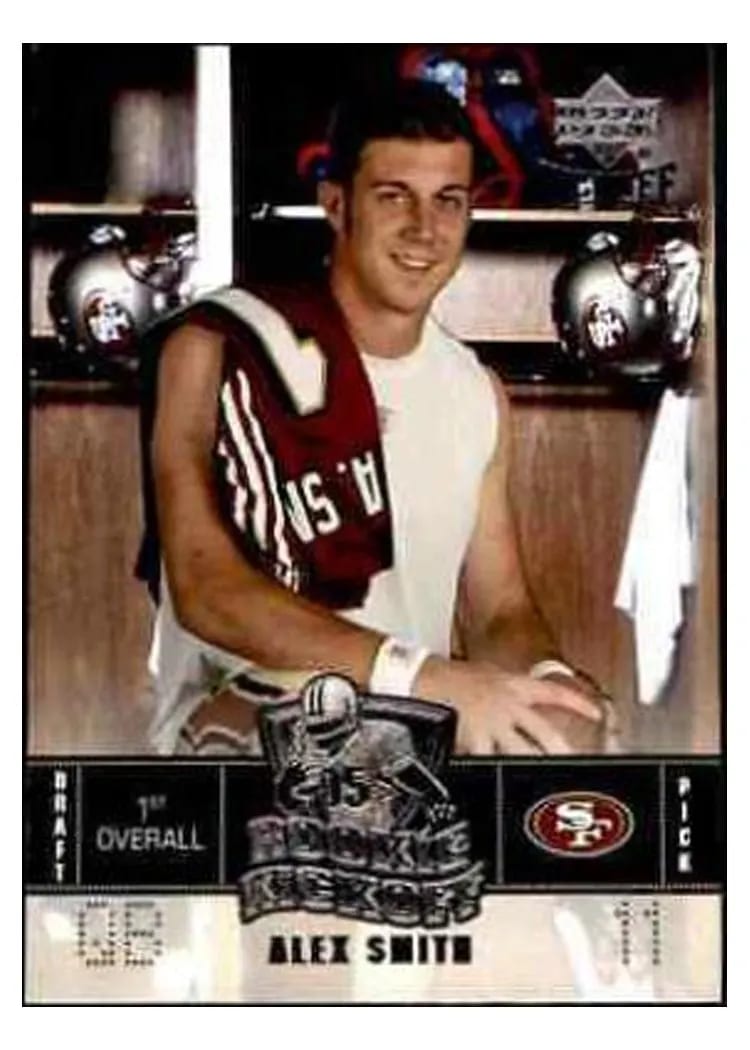 2005 Upper Deck Kickoff Alex Smith #92 card