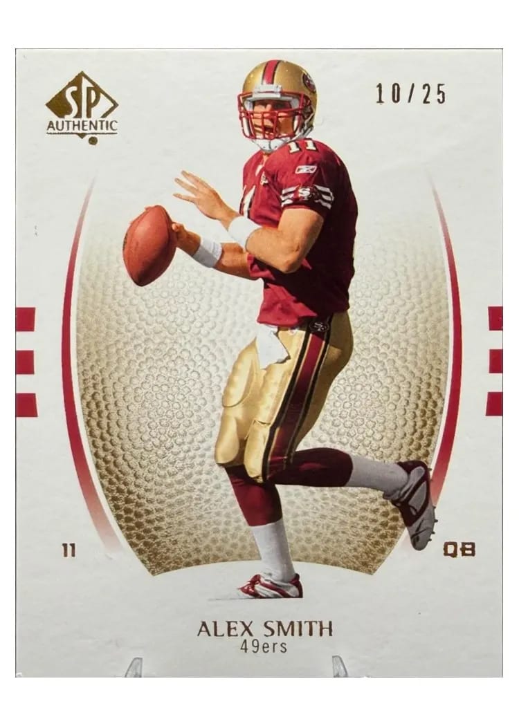 2007 SP Authentic Alex Smith #3 card