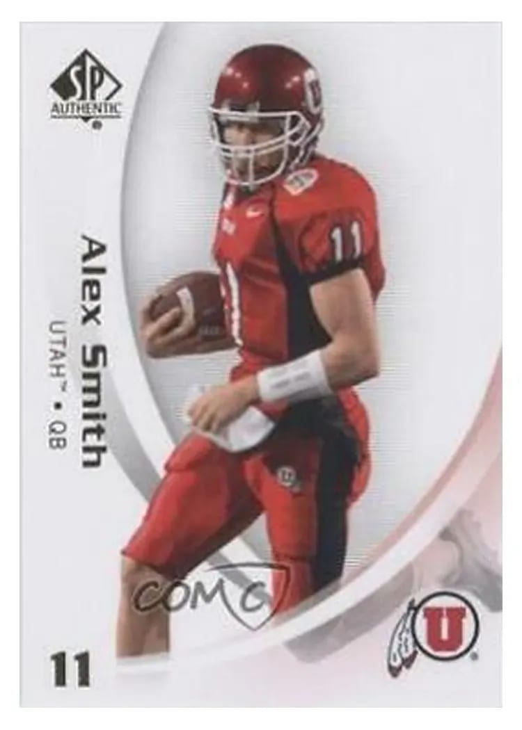 2010 SP Authentic Alex Smith #5 card