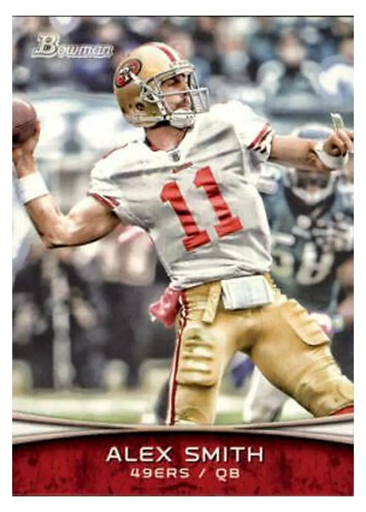 2012 Bowman Alex Smith #67 card