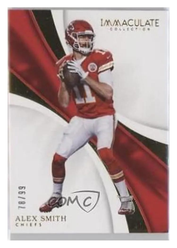 2017 Panini Immaculate Collection Alex Smith #48 card