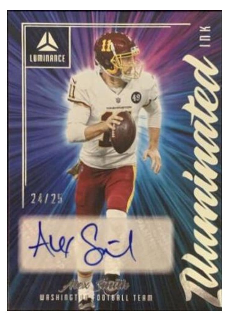 2022 Panini Luminance Illuminated Ink Alex Smith #ILL-ALS card