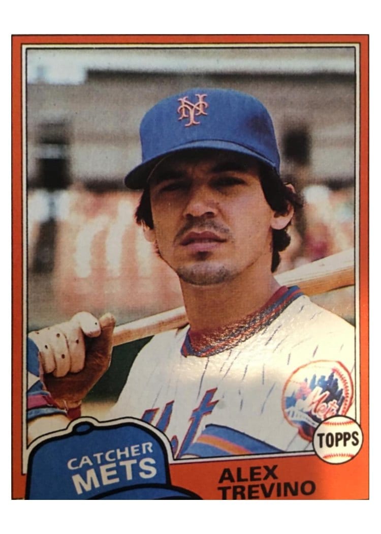 1981 Topps Alex Trevino #23 card