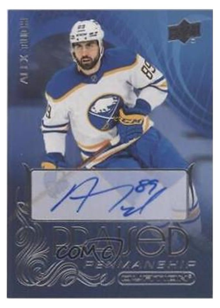 2021-22 Upper Deck Ovation Praised Penmanship Alex Tuch #PP-AT card