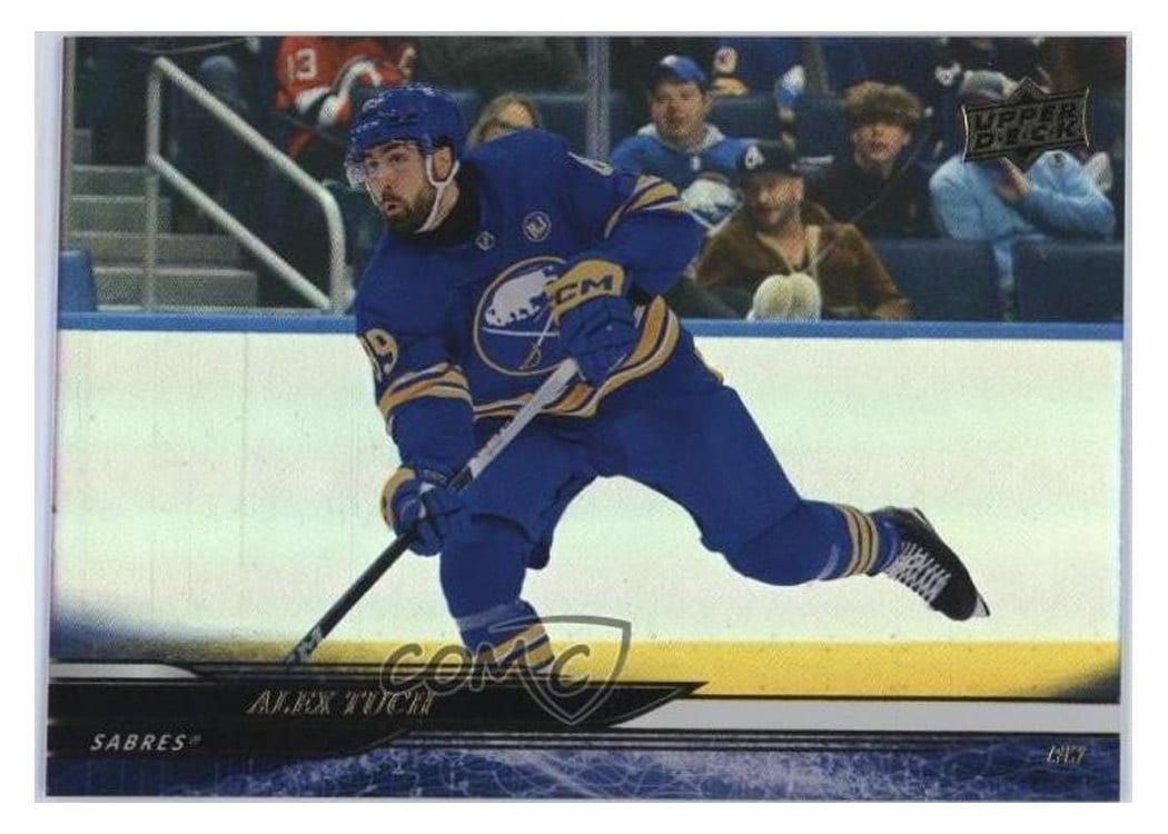 2024-25 Upper Deck Base Set Alex Tuch Silver Foil #23 card