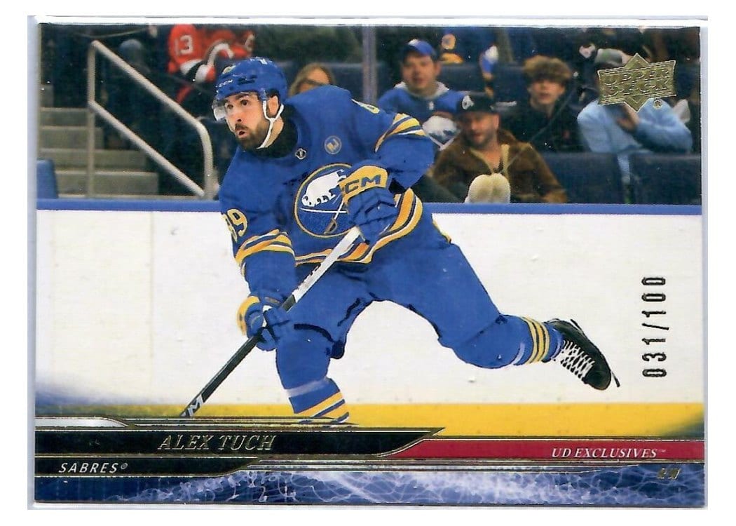 2024-25 Upper Deck Base Set Alex Tuch #23 card