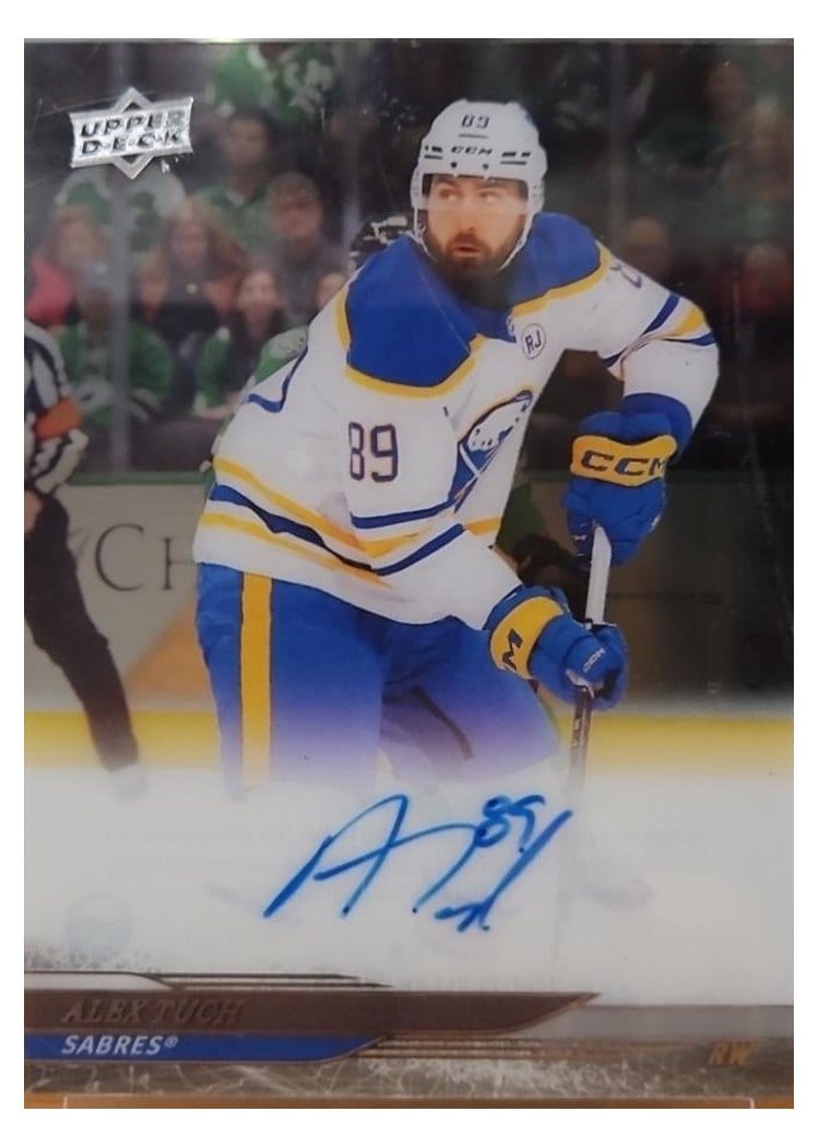 2024-25 Upper Deck Clear Cut Base Set Alex Tuch #CC-AT